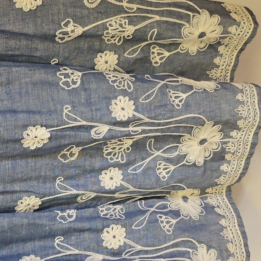 Francesca's Collection Buttons Chambray Dress - image 2